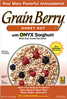 Grain Berry® Toasted Oats - Honey Nut ONYX Sorghum - Click Here for More Information 