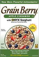 Grain Berry® Toasted Oats - Apple Cinnamon ONYX Sorghum - Click Here for More Information 