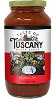 Taste of Tuscany Marinara Pasta Sauce - Click Here for More Information 