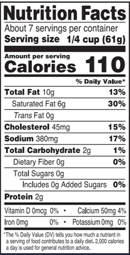 Nutrition Information