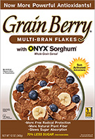 Grain Berry® Bran Flakes Cereal with ONYX Sorghum - Click Here for More Information 