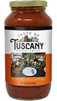 Taste of Tuscany Roasted Red Pepper Pasta Sauce - Click Here for More Information 